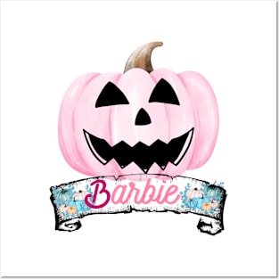 Barbie pumpkin Posters and Art